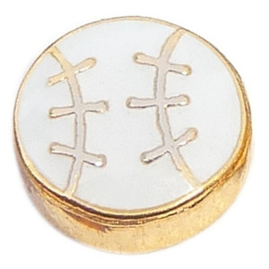 Baseball Floating Locket Charm Baseball Floating Locket Charm