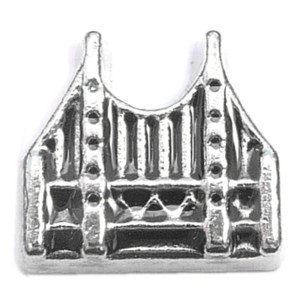 Silvertone Bridge Floating Locket Charms