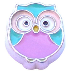 Chubby Owl Floating Locket Charm Chubby Owl Floating Locket Charm