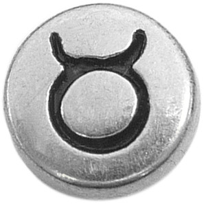 Vintage Silvertone Taurus Floating Locket Charm