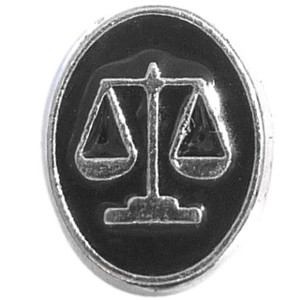Scales Of Justice Floating Locket Charm Scales Of Justice Floating Locket Charm