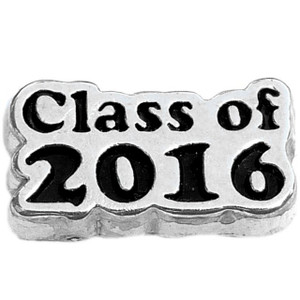 Class Of 2016 Floating Locket Charm Class Of 2016 Floating Locket Charm