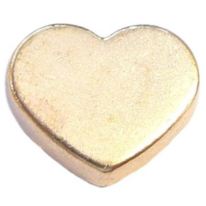Goldtone Simple Heart Floating Locket Charm Goldtone Simple Heart Floating Locket Charm