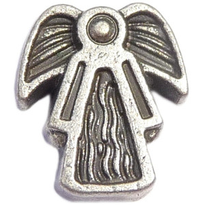 Angel with Wings Floating Locket Charm Angel with Wings Floating Locket Charm