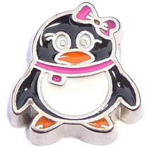 Chubby Penguin Floating Locket Charm Chubby Penguin Floating Locket Charm