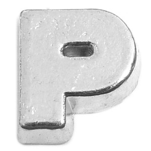 Block Letter P Floating Locket Charm Block Letter P Floating Locket Charm
