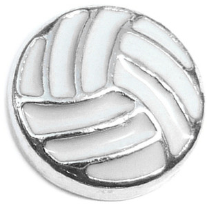 Volleyball Floating Locket Charm Volleyball Floating Locket Charm
