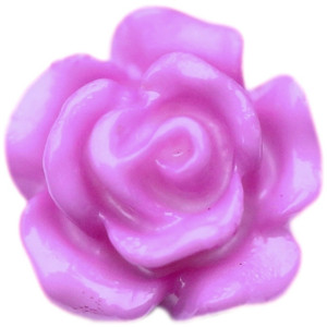 Little Purple Rose Floating Locket Charm Little Purple Rose Floating Locket Charm