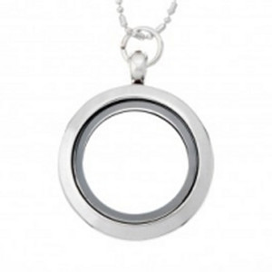 Round Locket 25mm with Necklace