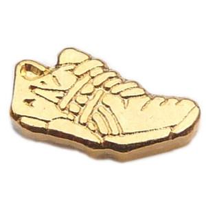 Shoe Goldtone Floating Locket Charm Shoe Goldtone Floating Locket Charm