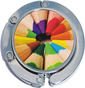 Colored Pencils Foldable Purse Hanger