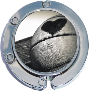 Basketball Heart Love Foldable Purse Hanger