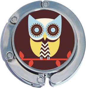 Colorful Owl Foldable Purse Hanger