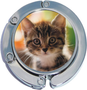 Cute Kitten Foldable Purse Hanger