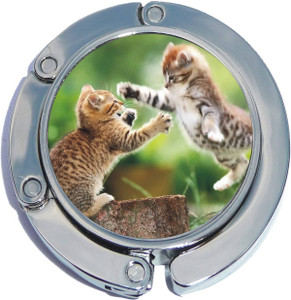 Cat Embrace Foldable Purse Hanger