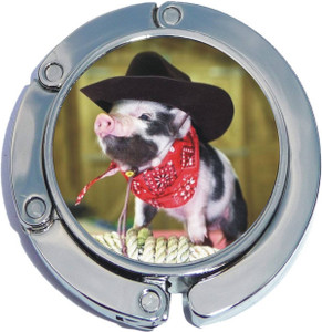 Deputy Oink Foldable Purse Hanger