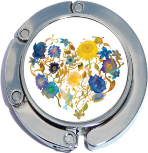 Flower Heart Foldable Purse Hanger