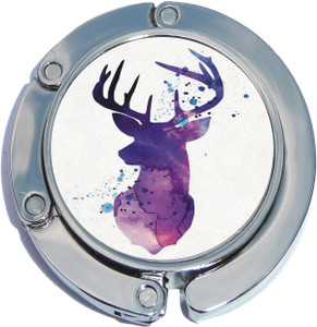 Watercolor Deer Foldable Purse Hanger