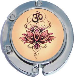 Lotus Flower Ohm Foldable Purse Hanger