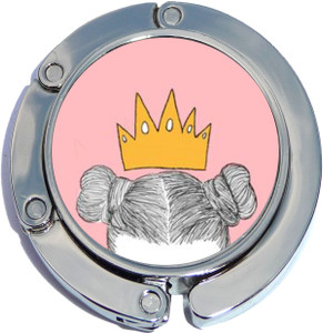 Queen Crown Pink Foldable Purse Hanger