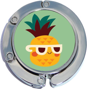 Cool Pineapple Foldable Purse Hanger