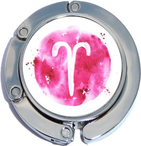 Watercolor Aries Foldable Purse Hanger