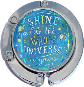 Shine Line the Universe is Yours Foldable Purse Hanger