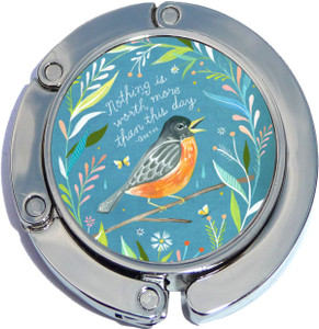 Nothing Is Worth More Than Today Foldable Purse Hanger