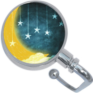 Moon Hanging Stars Classic Purse Hanger