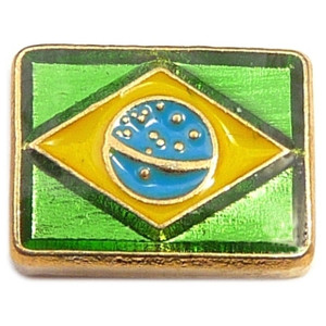 Flag Floating Locket Charm Flag Floating Locket Charm