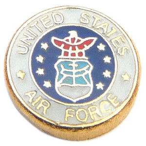 United States Air Force Floating Locket Charm United States Air Force Floating Locket Charm
