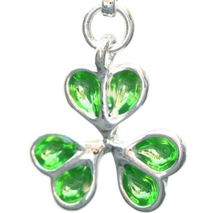 Green Shamrock Dangle