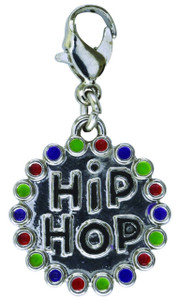 Hip Hop Enamel Dangle