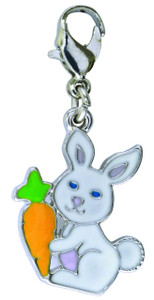 Bunny Enamel Dangle