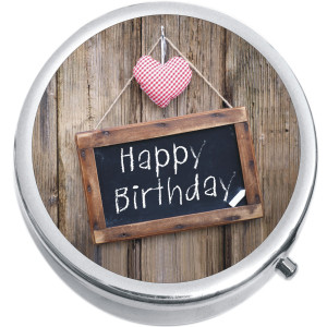 Happy Birthday Medical Pill Box