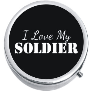 I Love My Soldier Medical Pill Box
