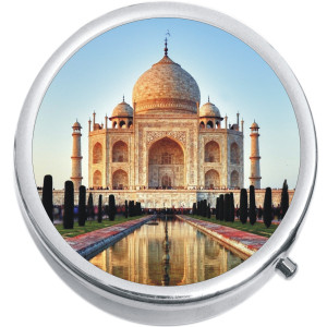Taj Mahal India Medical Pill Box Taj Mahal India Medical Pill Box
