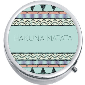 Tribal Hakuna Matata Medical Pill Box