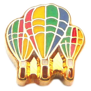 Hot Air Balloons Floating Locket Charm Hot Air Balloons Floating Locket Charm
