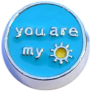 You Are My Sunshine Floating Locket Charm You Are My Sunshine Floating Locket Charm