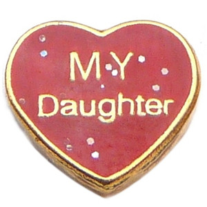 My Daughter Floating Locket Charm My Daughter Floating Locket Charm