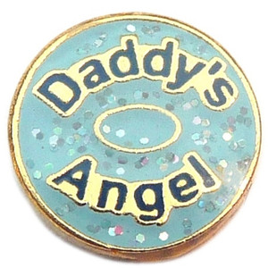 Daddys Angel Floating Locket Charm Daddys Angel Floating Locket Charm