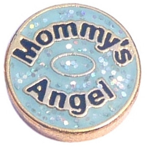 Mommys Angel Floating Locket Charm Mommys Angel Floating Locket Charm
