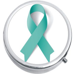 Teal Ribbon Medical Pill Box