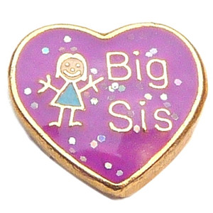 Big Sis Floating Locket Charm Big Sis Floating Locket Charm