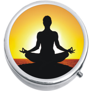 Yoga Meditation Medical Pill Box
