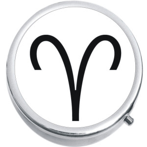 Aries Zodiac Medical Pill Box
