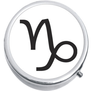Capricorn Zodiac Medical Pill Box