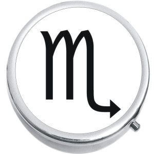 Scorpio Zodiac Medical Pill Box