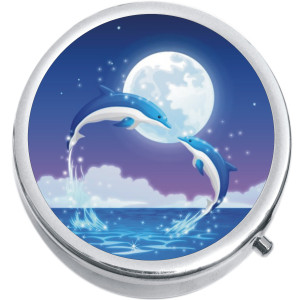 Dolphins Moon Medical Pill Box